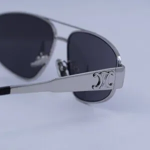 ?️ New Celine CL40281U 16A Sunglasses - Shiny Palladium Frame, Smoke Lenses Celine | Accessories | New Celine Cl428u 16a Sunglasses  main image 3